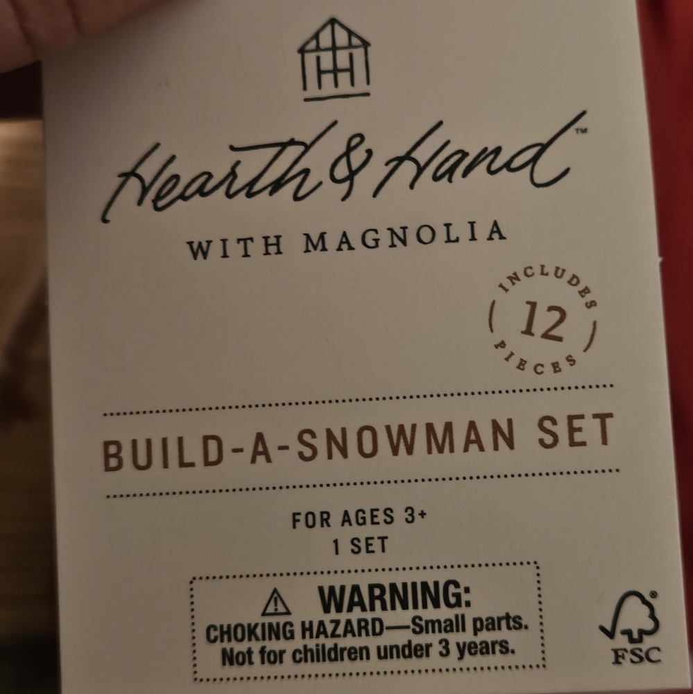 Hearth & Hand Build A Snowman Kit - Picture 4 of 4